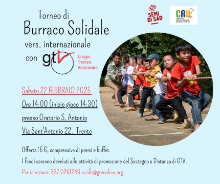 Anche quest'anno il burraco &egrave; solidale!