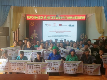 Trainings on correct hygiene practices in Bang Ngo