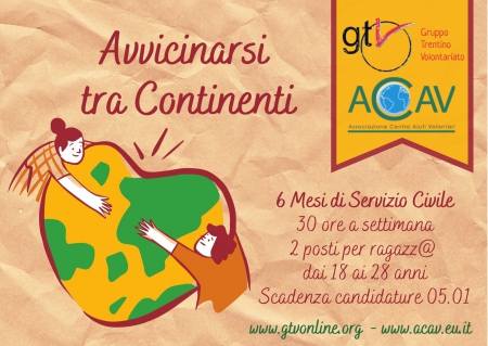 Servizio Civile in GTV e ACAV!