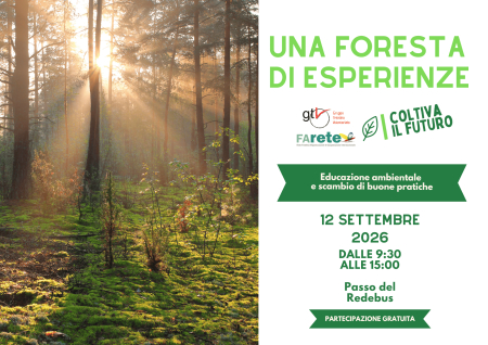 Una foresta di esperienze: 12 settembre 2026