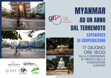 Myanmar ad un anno dal terremoto