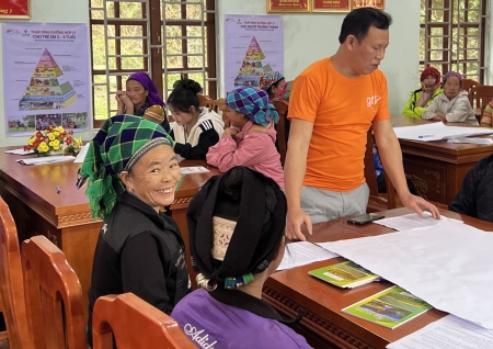 Al via i corsi per una dieta sana a Ban Ngo e Nam Dan