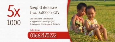 Si pu&ograve; donare il 5x1000 anche a GTV!
