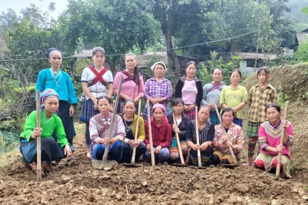 Training courses for women farmers ended